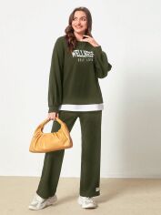Акція на Костюм жіночий SHEIN GD-00225463 XL Зелений від Rozetka