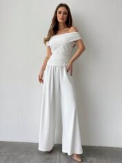Акція на Костюм жіночий SHEIN GD-00216499 M Білий від Rozetka