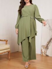 Акція на Костюм жіночий SHEIN GD-00208166 2XL Зелений від Rozetka