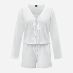 Акція на Костюм жіночий SHEIN GD-00195589 M Білий від Rozetka