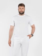 Акція на Футболка бавовняна довга чоловіча er T-Shirt Ff19 M13.11.00.521 M Біла від Rozetka