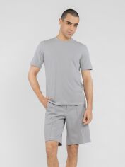 Акція на Футболка бавовняна довга чоловіча er T-Shirt Ff19 M13.07.14.521 M Сіра від Rozetka