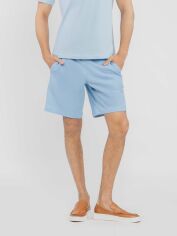 Акція на Шорти бавовняні короткі чоловічі er Shorts 5 Uaf-Sor5 M28.05.23.521 XL Блакитні від Rozetka