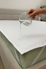Акція на Наматрацник Ecotton Aquastop Jacquard з гумкою по куточках 140x200 см від Rozetka