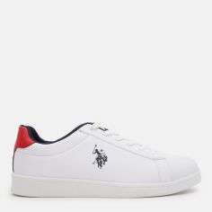 Акція на Чоловічі снікери U.S. Polo Assn 4W,Tibet Pu Glb 4Pr 101740727 40 Білі від Rozetka
