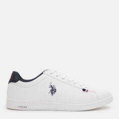 Акція на Чоловічі снікери U.S. Polo Assn 4W,Franco Glb 4Pr 101742588 45 Білі від Rozetka