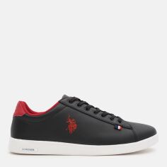 Акція на Чоловічі снікери U.S. Polo Assn 4W,Franco Glb 4Pr 101742590 43 Чорні від Rozetka