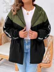 Акція на Куртка демісезонна жіноча SHEIN GD-00202390 4XL Зелена від Rozetka