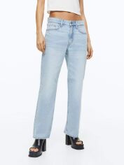 Акція на Джинси Regular Fit жіночі H&M 1045459002c28 38 Блакитні від Rozetka