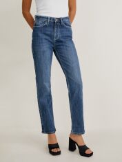 Акція на Джинси Slim Fit жіночі C&A 2164731c28 48 Сині від Rozetka