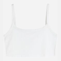 Акція на Топ жіночий H&M 1031511002c28 XXS Білий від Rozetka