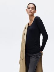 Акція на Лонгслів для вагітних довгий жіночий H&M 1179607003c28 M Чорний від Rozetka