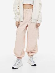 Акція на Штани жіночі H&M 1153255001c28 S Світло-рожеві від Rozetka