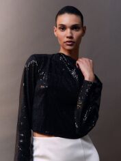 Акція на Блузка жіноча H&M 1207090001c28 L Чорна від Rozetka