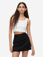 Акція на Спідниця міні літня жіноча H&M 1172038001c28 38 Чорна від Rozetka