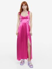 Акція на Сукня вечірня довга літня жіноча H&M 1161576002c28 50 Рожева від Rozetka
