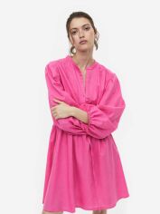 Акція на Сукня коротка літня жіноча H&M 1137490002c28 L Рожева від Rozetka