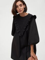 Акція на Сукня коротка літня жіноча H&M 903359001c28 M Чорна від Rozetka