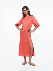 Акція на Сукня міді літня жіноча H&M 1142093001c28 2XL Коралове від Rozetka