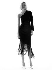 Акція на Сукня вечірня міді літня жіноча H&M 1182656002c28 50 Чорна від Rozetka