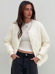 Акція на Куртка жіноча демісезонна SHEIN GD-00196146 L Хакі від Rozetka