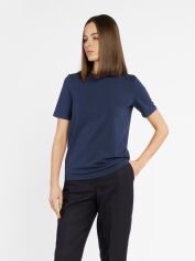 Акція на Футболка бавовняна довга жіноча er T-Shirt Wf-19 W13.04.09.520 S Синя від Rozetka