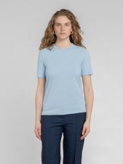 Акція на Футболка бавовняна довга жіноча er T-Shirt Wf-19 W13.06.23.520 M Блакитна від Rozetka