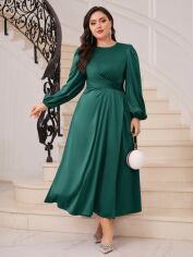 Акція на Плаття жіноче SHEIN GD-00185548 2XL Темно-зелене від Rozetka