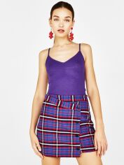 Акція на Топ жіночий Bershka XAZ150607GPVM L Фіолетовий від Rozetka