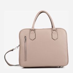 Акція на Сумка портфель жіноча з натуральної шкіри Regina Notte Briefcase 3889 Пудрова від Rozetka