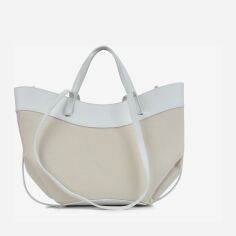 Акція на Сумка шоппер жіноча з натуральної шкіри Regina Notte Shopper 3982 Біла від Rozetka