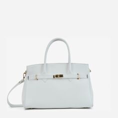 Акция на Сумка шоппер жіноча з натуральної шкіри Regina Notte Tote 4020 Біла от Rozetka