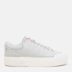 Акція на Женские кеди низькі Nike Court Legacy Lift DM7590-003 39 (8US) 25 см Сірі від Rozetka