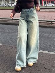 Акція на Джинси Baggy жіночі SHEIN GD-00195419 38 Блакитні від Rozetka