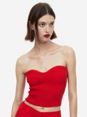 Акція на Топ жіночий H&M XAZ444121DZHO M Помаранчевий від Rozetka