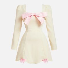 Акція на Сукня осіння жіноча SHEIN GD-00217140 4XL Кремова від Rozetka