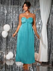Акція на Сукня жіноча SHEIN GD-00210129 0XL Зелена від Rozetka