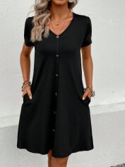Акція на Сукня жіноча SHEIN GD-00218384 M Чорна від Rozetka