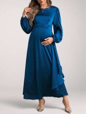 Акція на Сукня для вагітних осіння жіноча SHEIN GD-00202738 XL Темно-синя від Rozetka