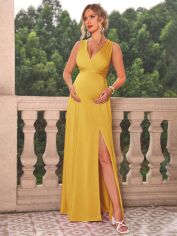 Акція на Сукня літня жіноча SHEIN GD-00217199 M Жовта від Rozetka