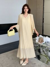 Акція на Сукня жіноча SHEIN GD-00201404 M Кремова від Rozetka