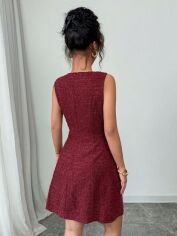 Акція на Сукня літня жіноча Shein GD-00228348 XS Бордова від Rozetka