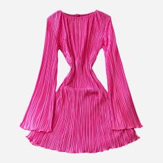 Акція на Сукня літня жіноча SHEIN GD-00202854 XL Фуксія від Rozetka