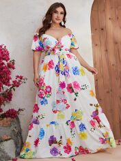 Акція на Сукня жіноча SHEIN GD-00216623 1XL Комбінована від Rozetka