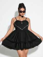 Акція на Сукня жіноча SHEIN GD-00204517 3XL Чорна від Rozetka