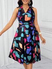 Акція на Сукня літня жіноча Shein GD-00226084 XL Чорна від Rozetka