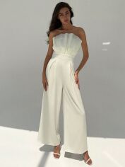 Акція на Комбінезон жіночий SHEIN GD-00223018 S Білий від Rozetka