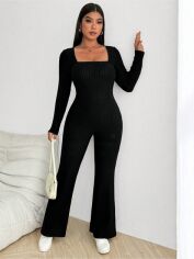 Акція на Комбінезон жіночий SHEIN GD-00221580 3XL Чорний від Rozetka