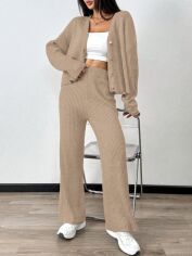 Акція на Костюм жіночий SHEIN GD-00203780 S Коричневий від Rozetka