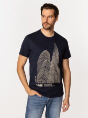 Акція на Футболка бавовняна довга чоловіча Lee Cooper London7-1160 L Чорна від Rozetka